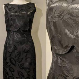 Vintage 1950s-60s Sexy Lil' Black Cocktail Dress